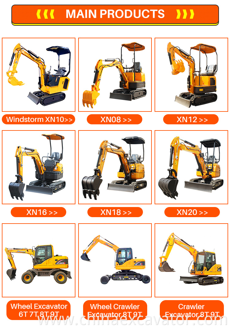 1.2 ton household mini excavator